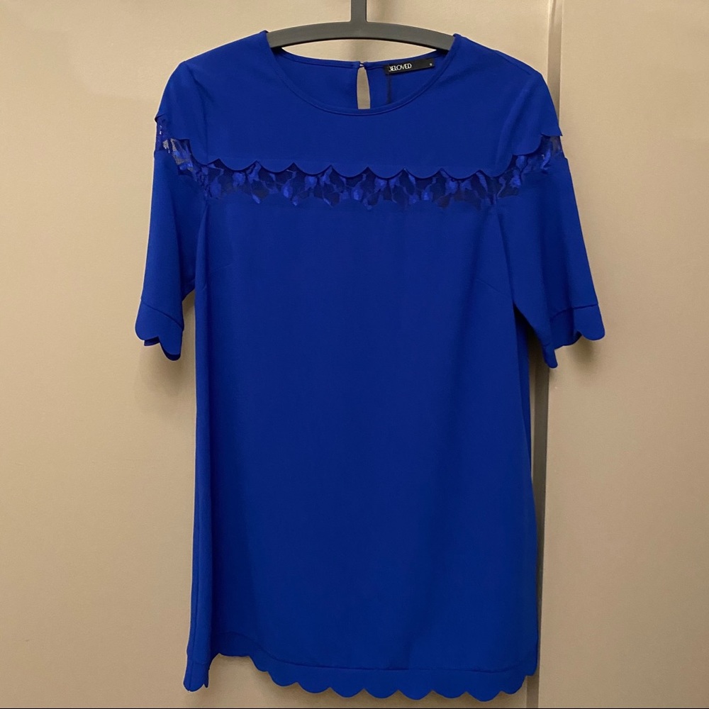 NWOT | Beloved Blue Mini Dress